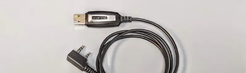 The COTRE CO01D is picky about its programming cable Programming cables for the CO01D radio